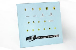 BBR 1/43 Ferrari Embleem Decal Set