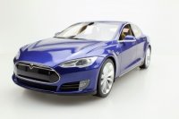 Tesla Model S 2012 blue
