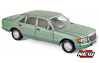 Mercedes 560 SEL 1991, 6 ouverts , vert clair