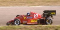 F1 Ferrari 126 C3 Dutch Gp 1983 P. Tambay 2nd Place - With Display