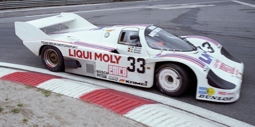 PORSCHE 956K ,BRUN MOTORSPORT ,1000 KM SPA 1983,bijna Uitverkocht