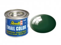 Peinture vert mousse,  brillant RAL 6005 14 ml-tin