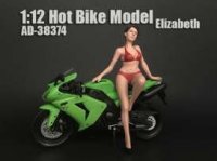 Figurine Hot Bike Model Elizabeth