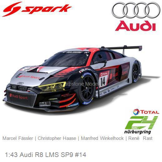 AUDI R8 LMS TEAM CAR COLLECTION 3EME 24H NURBURGRING 2019