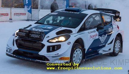 Ford Fiesta RS WRC,Rally Artic Lapland, With Night Lights,2019