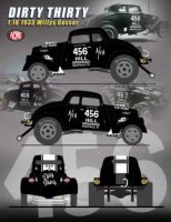 Willys Gasser 1933 Dirty Thirty with Fuel Injected 426 Hemi Engine