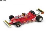 F1 FERRARI 312T4 2e G.P. FRANCIA 1979 + PILOOT