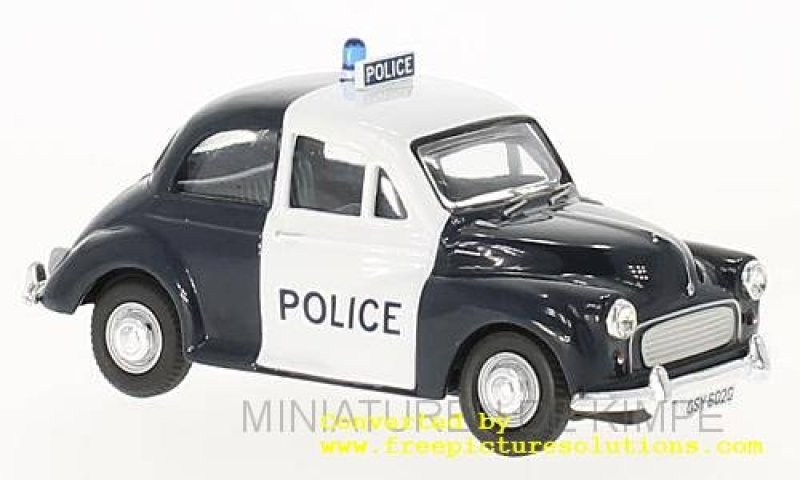 Morris Minor 1000,  RHD, Police
