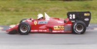 F1 Ferrari 126 C4 Belgium Gp 1984  3rd Place - With Display