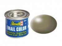 Peinture vert gris,  mat soie RAL 6013 14 ml-tin