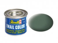 Peinture vert gris,  mat RAL 7009 14 ml-tin