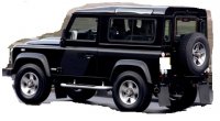 LAND ROVER DEFENDER 90 SVX  2008 noir