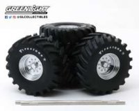 48-Inch Monster Truck Firestone Wheel - Tire Set Kings of Crunch