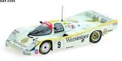 PORSCHE 956 BRUN MOTORSPORT C1 4TH LE MANS 1984,bijna Uitverkocht