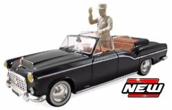 Citroen 15CV CHAPRON PRESIDENTIELLE 1968 Met FIGUUR