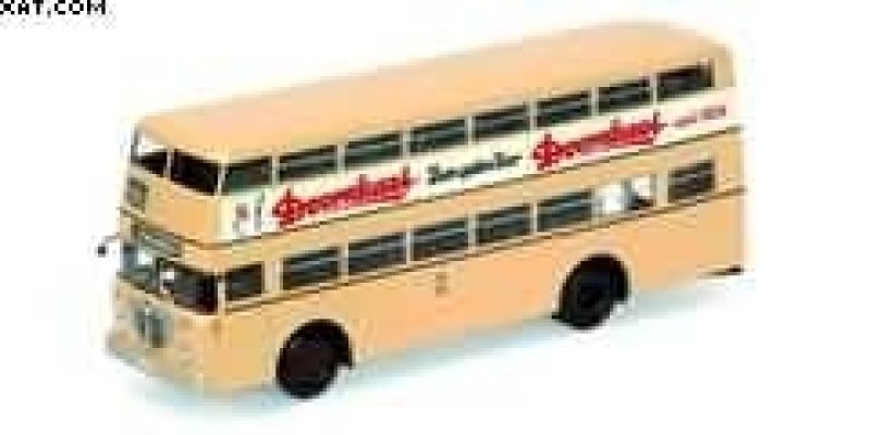 Büssing D2U dubbeldekkerbus 1958 Doornkaat 1/43 Minichamps