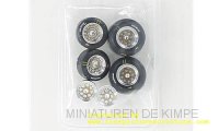 Set Pneus pour Ferrari 126 CK 1980-81,  2 jantes pour CK 1980