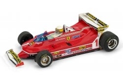 F1 FERRARI 312 T5 GP MONACO 1980 + FIGUUR