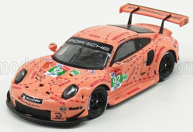 PORSCHE 991 RSR TEAM PORSCHE GT WINNER LMGTE PRO PINK PIG TRIBUTE 24h LE MANS 2018