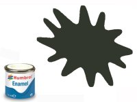 Peinture vert noir,  mat 14 ml-Enamel