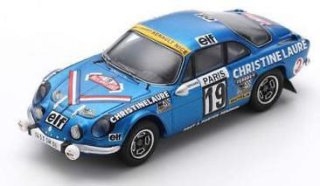 RENAULT ALPINE A110 1600 SC WINNER COUPE DES DAMES 11EME RALLYE MONTE CARLO 1976