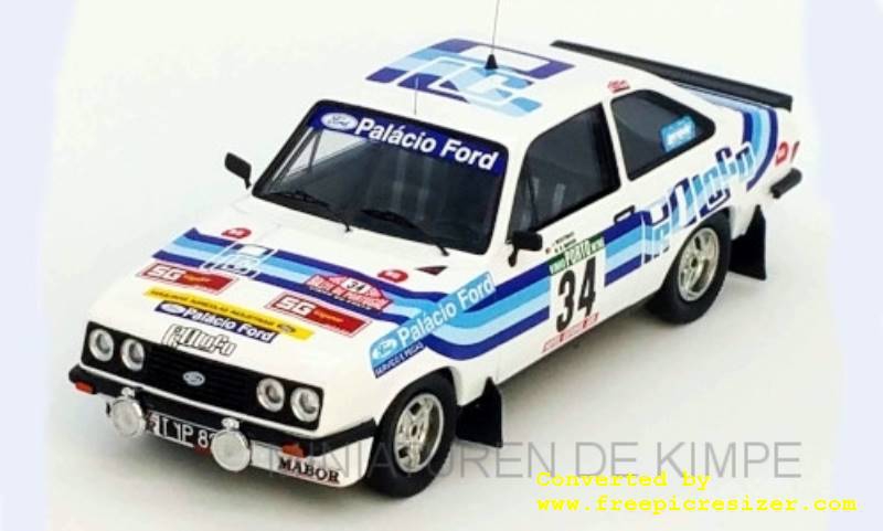 Ford Escort Mk2 RS2000,Palacio Ford,RAC Rallye 1980