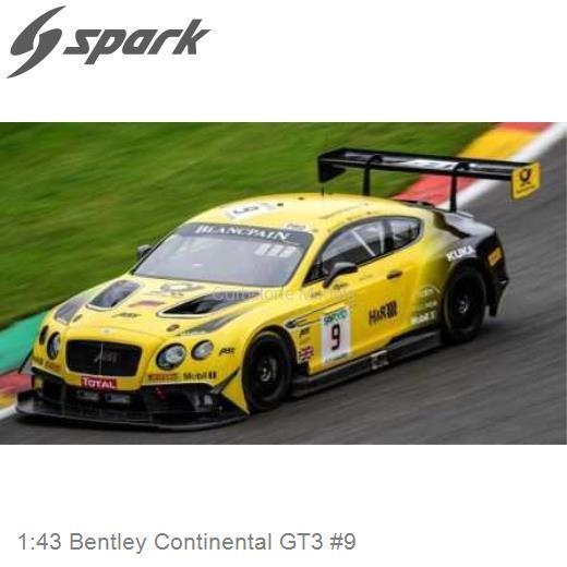 BENTLEY CONTINENTAL GT3  BENTLEY TEAM ABT 24u SPA 2017