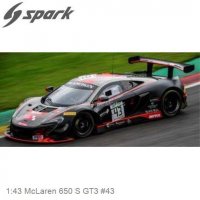 MCLAREN 650 S GT3  STRAKKA RACING 24H SPA 2017