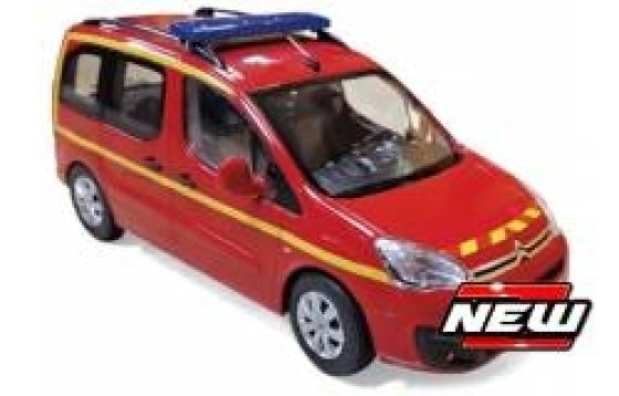 Citroën Berlingo Pompiers 2017 échelle 1/18 de Norev
