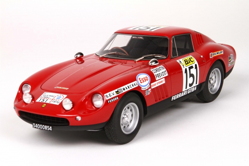 Ferrari 275 GTB Tour De France 1970,met Vitrine