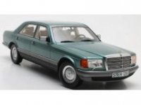 Mercedes S-class 280se W126 1980 groen