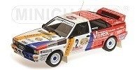 Audi Quattro A2, schmidt Motorsport, winners Int. Avd-sth Hunsruck Rallye 1984