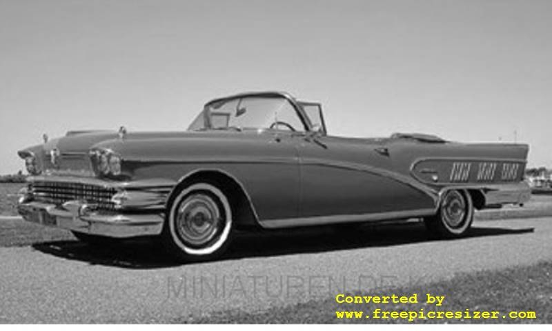Buick Limited Convertible,open1958