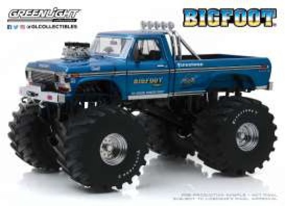 Ford F-250 1974 Monster Truck with 66-Inch Tires Bigfoot nr1 Kings of Crunch