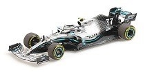 F1 MERCEDES-AMG PETRONAS MOTORSPORT W10 EQ POWER+ V. BOTTAS BRITISH GP 2019