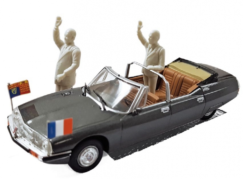 Citroen SM Presidentielle 1981 Met 1 Figuur