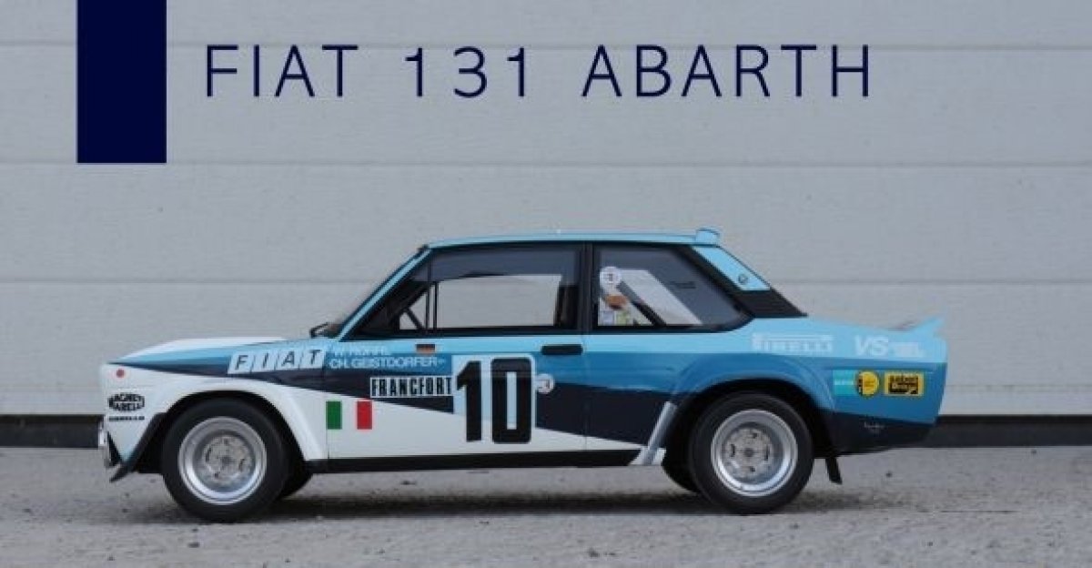 Schaalmodel Fiat 131 Abarth Vainqueur Monte Carlo Rally
