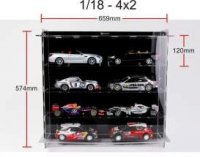 Vitrine Acrylic Multicase pour 8  1-18 scale cars , 4x2