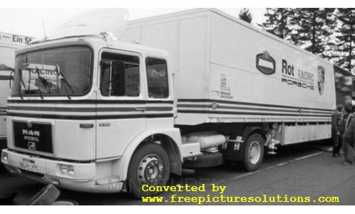 MAN Bussing, Rothmans-Porsche, Race Transport