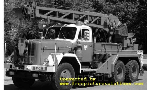 Magirus Uranus KW 16,Brandweer Frankfurt 1959