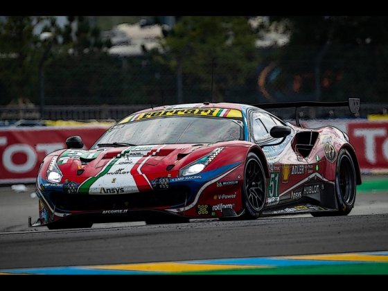 Ferrari 488 LM GTE PRO Team AF Corse 24H Le Mans 2020 