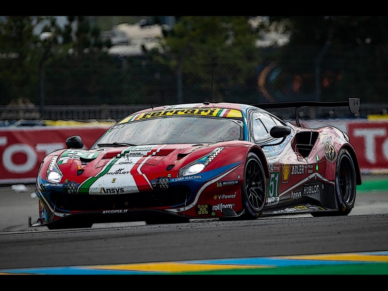 Modèle réduit Ferrari 488 Lm Gte Pro Team Af Corse 24h Le Mans