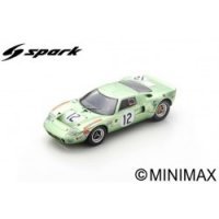FORD GT40 N°12 24H LE MANS 1968 P. SALMON - E. LIDDELL
