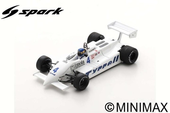 F1 TYRRELL 011 N°4 GP PAYS-BAS 1981 MICHELE ALBOR