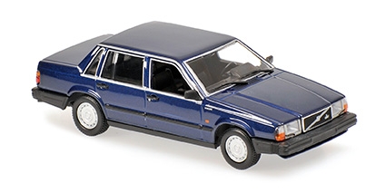 Volvo 740 Gl 1986 donker blauw metallic