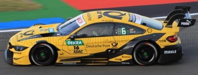 BMW M4 DEUTSCHE POST DTM N°16 BMW TEAM RMR VAINQU