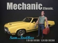Figuur Mechanic Sam met Tool Box