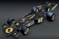 F1 LOTUS 72D FORD JPS N 32 WINNAAR BRITSE GP EMERSON FITTIPALDI 1972 Champion du monde