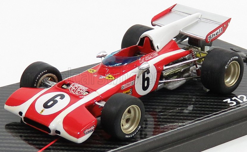 F1 FERRARI 312 B2 MUSONE Nr6 3e GP van Spanje 1972