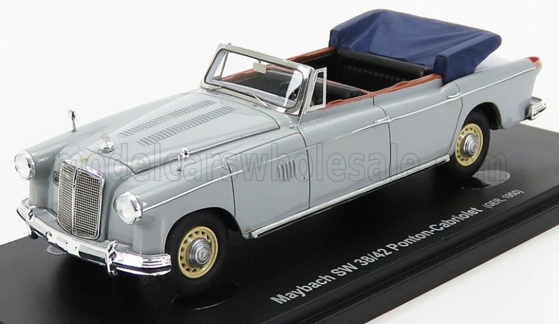 MERCEDES MAYBACH SW 38/42 PONTON CABRIOLET OPEN 1950 - GRIJS
